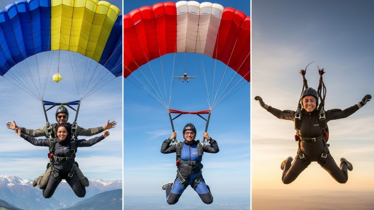 एक नहीं, 3 तरह की होती है Sky Diving; भारत में इस एडवेंचर के लिए कहां मिलेगा 'आसमान से कूदने' का मौका?