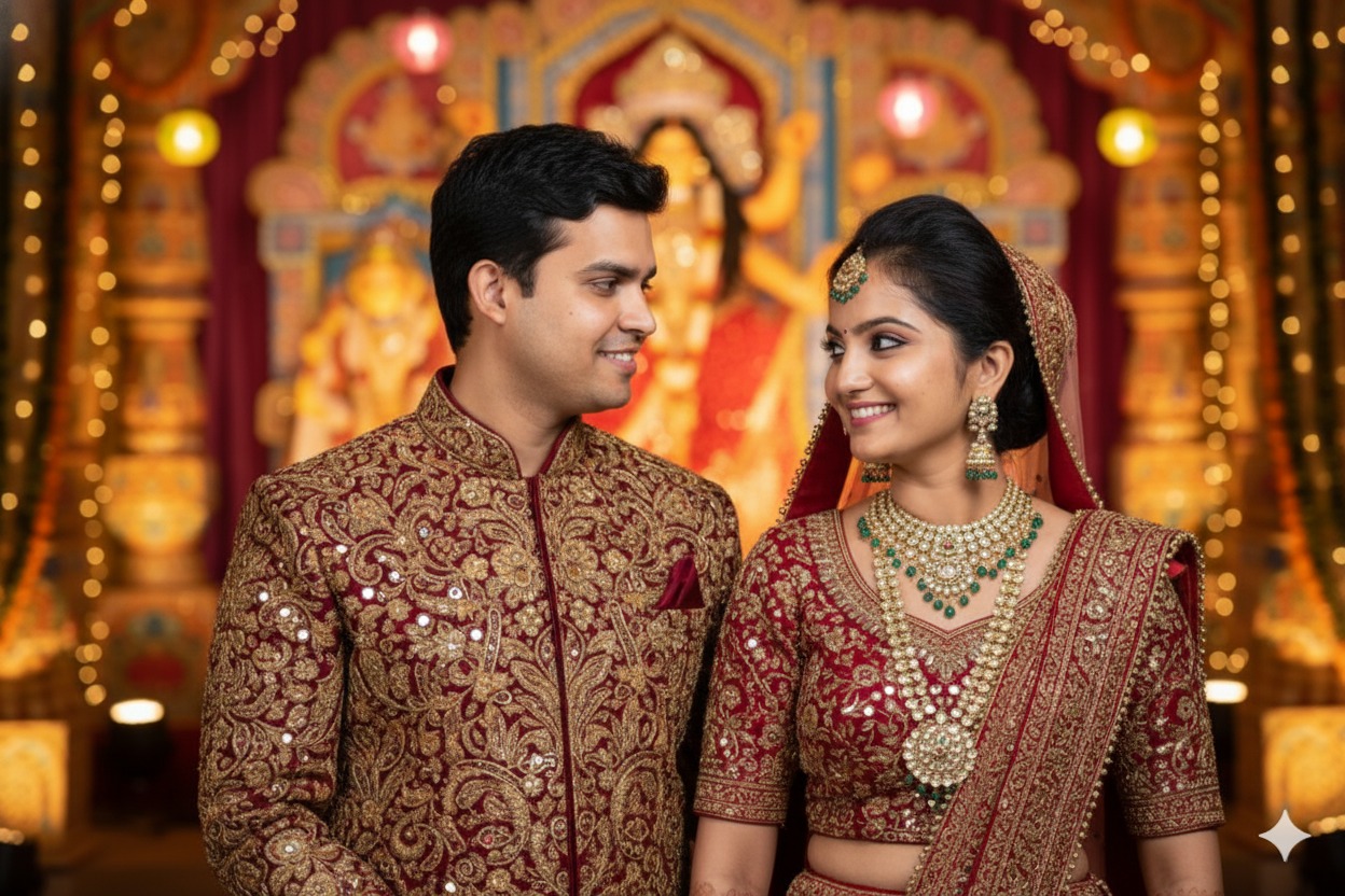 couple wedding photo ai prompts