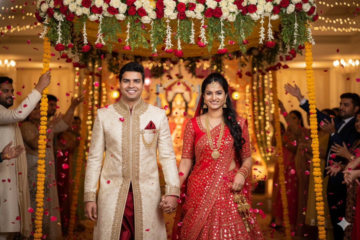 couple wedding photo creation ai prompts