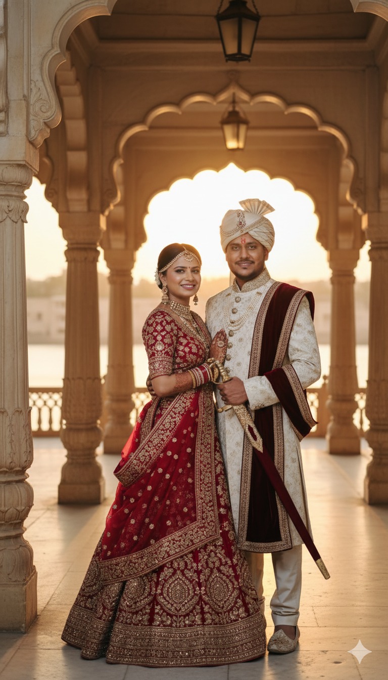 gemini couple wedding photo ai prompts