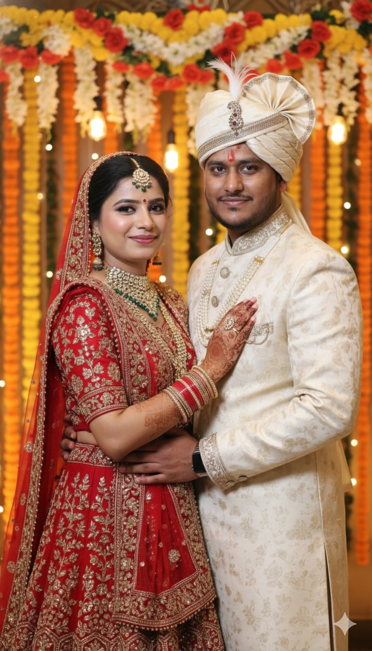 google gemini couple wedding photo ai prompts