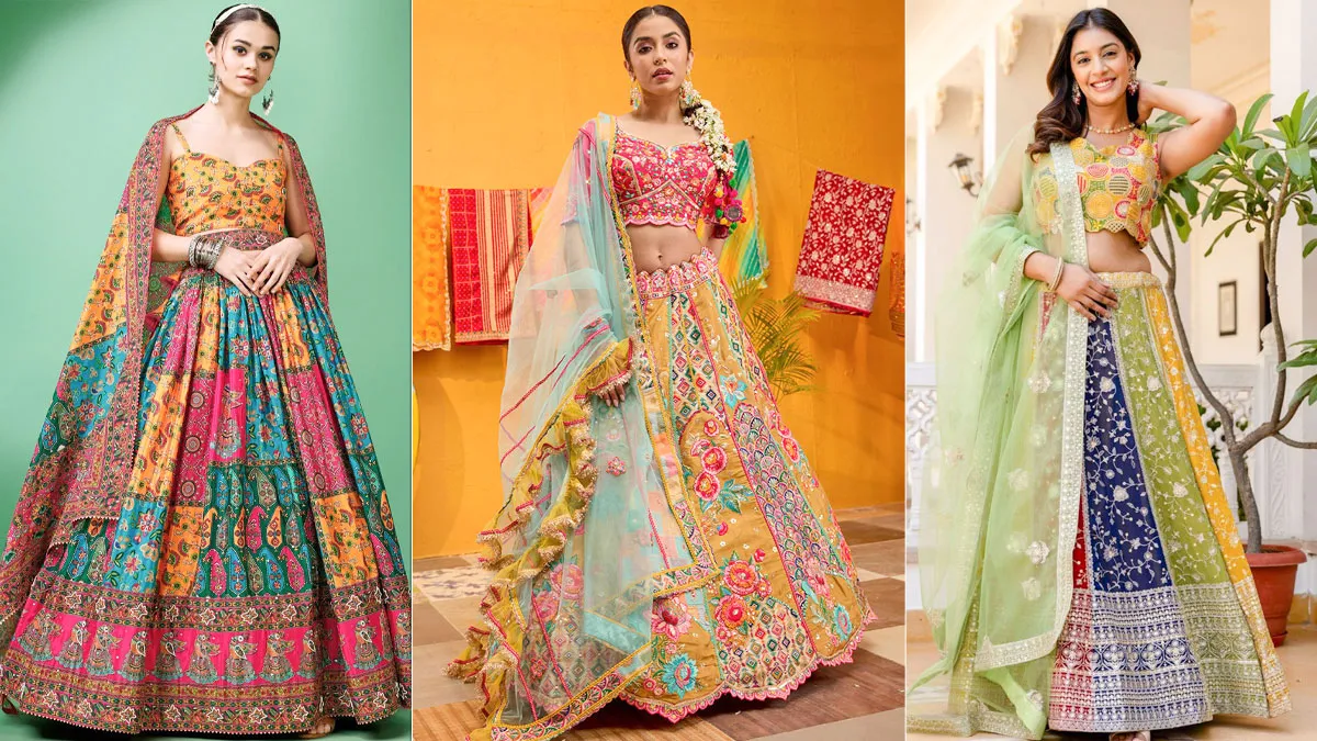 bridal lehenga Haldi