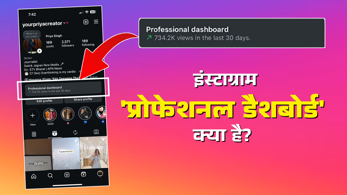 Instagram Professional Dashboard क्या है? जानें इसका मतलब और इससे कमाई का जरिया