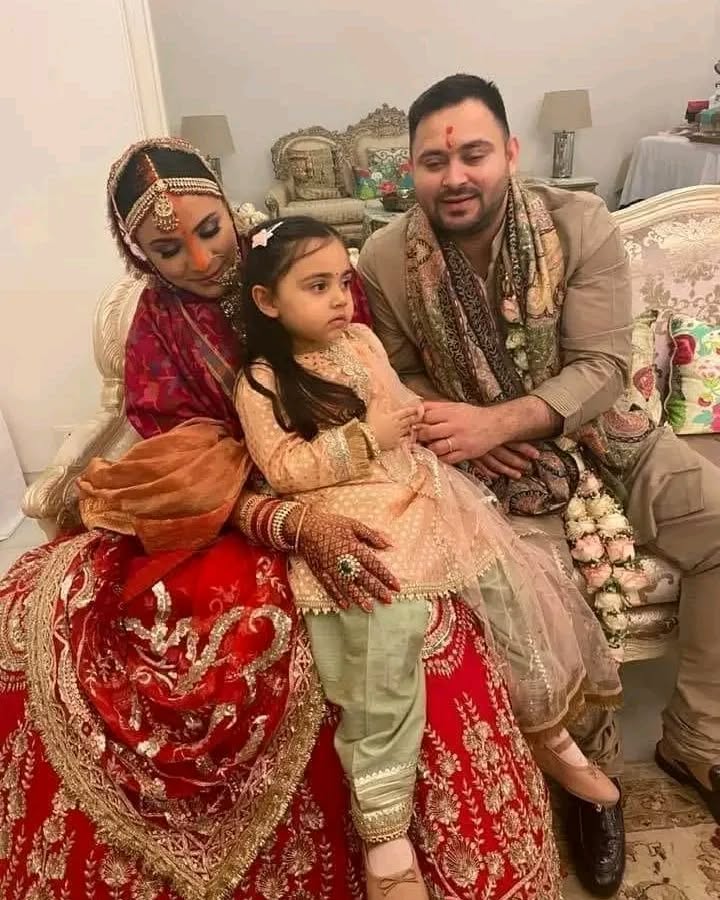 tejashwi yadav wife rajshree yadav journey from air hostess to politician amid bihar
