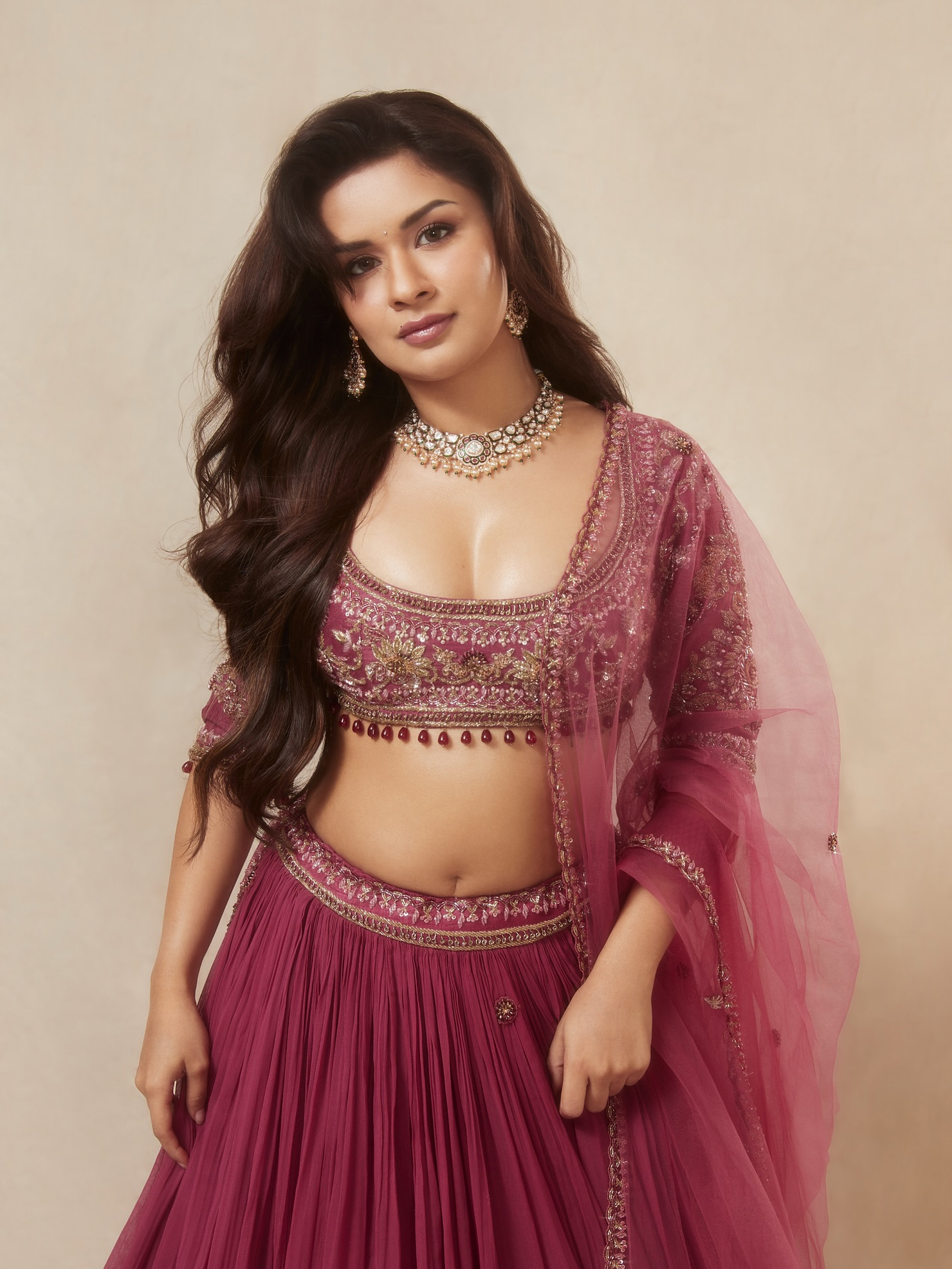 round neck choli