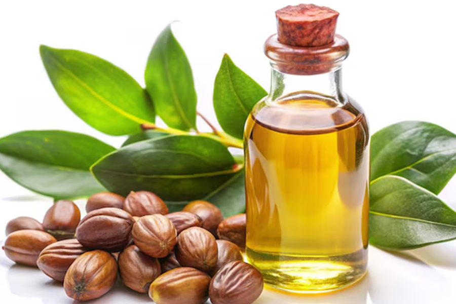 jojoba oil for dry and damaged hair