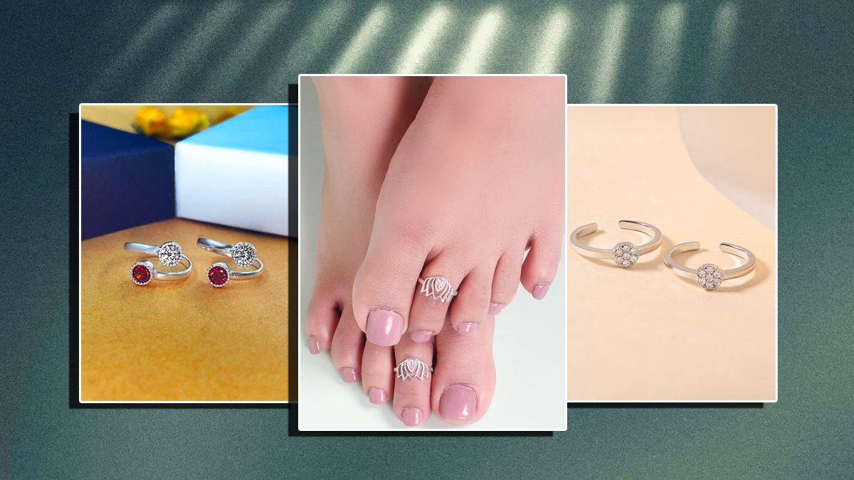 Stone Work Toe Ring Designs: पैर दिखेंगे खूबसूरत, जब स्टाइल करें स्टोन वर्क डिजाइन वाली बिछिया, देखें डिजाइंस