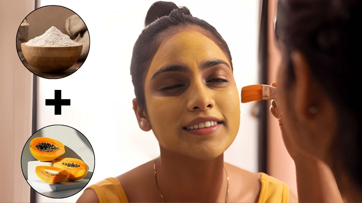 atta face pack for tanning removal