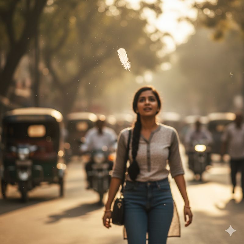 kabutar ke pankh ke sir pr girne se kya hota hai