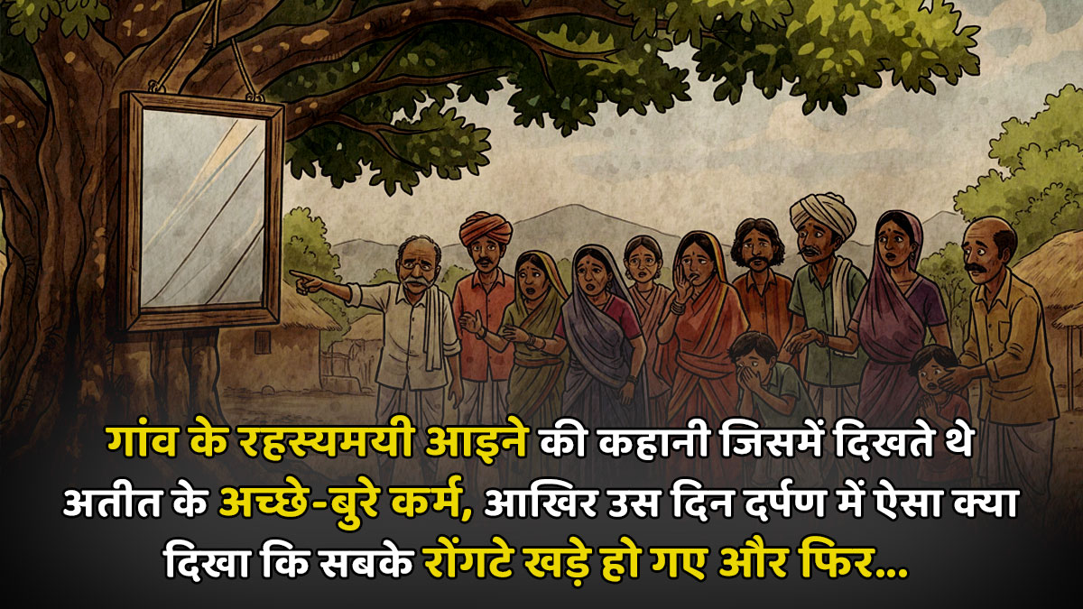 गांव के रहस्यमयी आइने की कहानी जिसमें दिखते थे अतीत के अच्छे-बुरे कर्म, आखिर उस दिन दर्पण में ऐसा क्या दिखा कि सबके रोंगटे खड़े हो गए और फिर...
