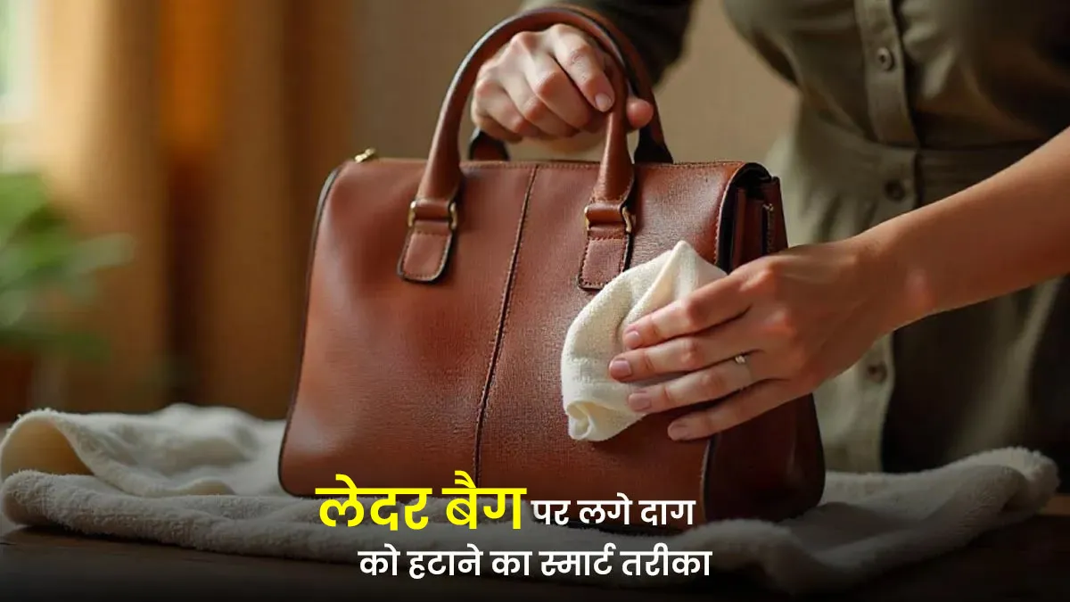 leather bag ko kaise saaf kare