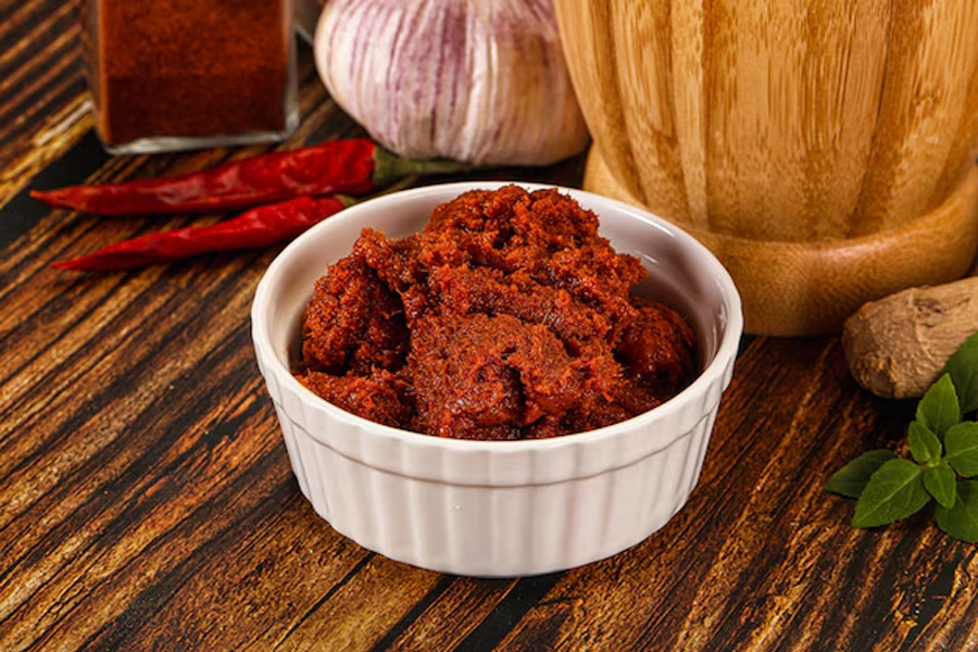 dry garlic moongfali chutney