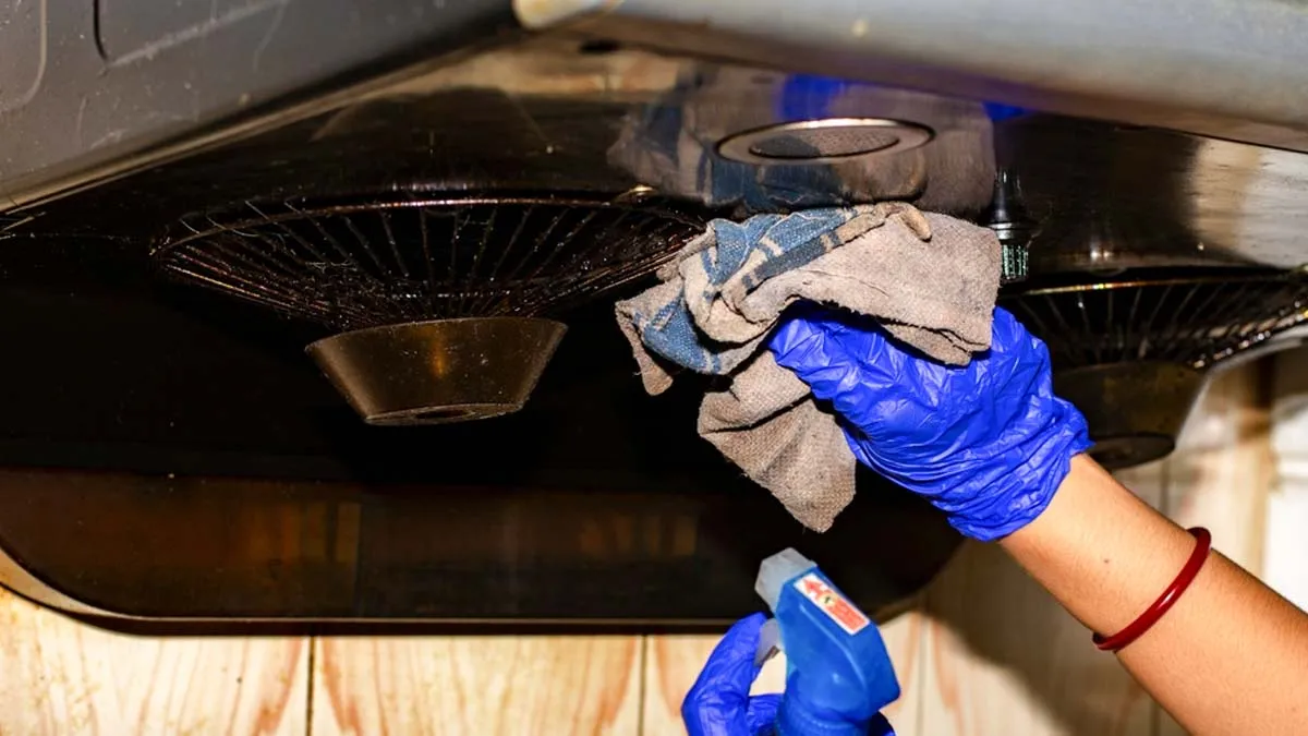 how to clean gas chimney grease