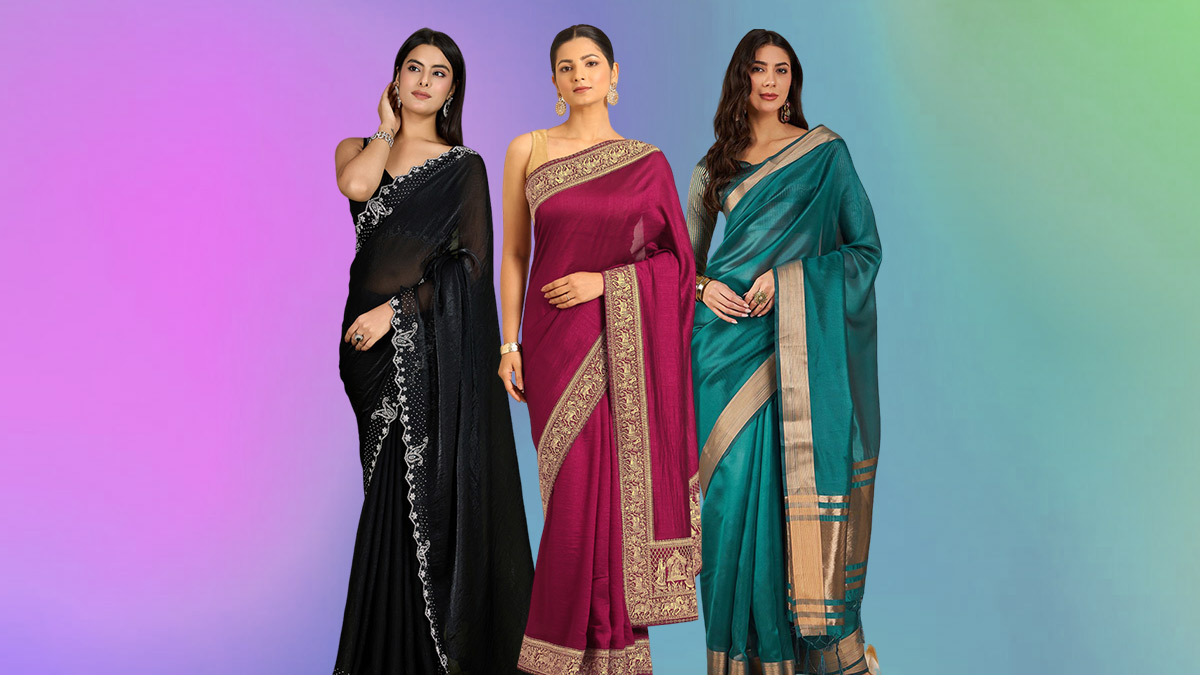 Border Saree: हर मौके पर दिखेंगी सबसे हटके, वार्डरोब में शामिल करें ये बॉर्डर वाली साड़ियां
