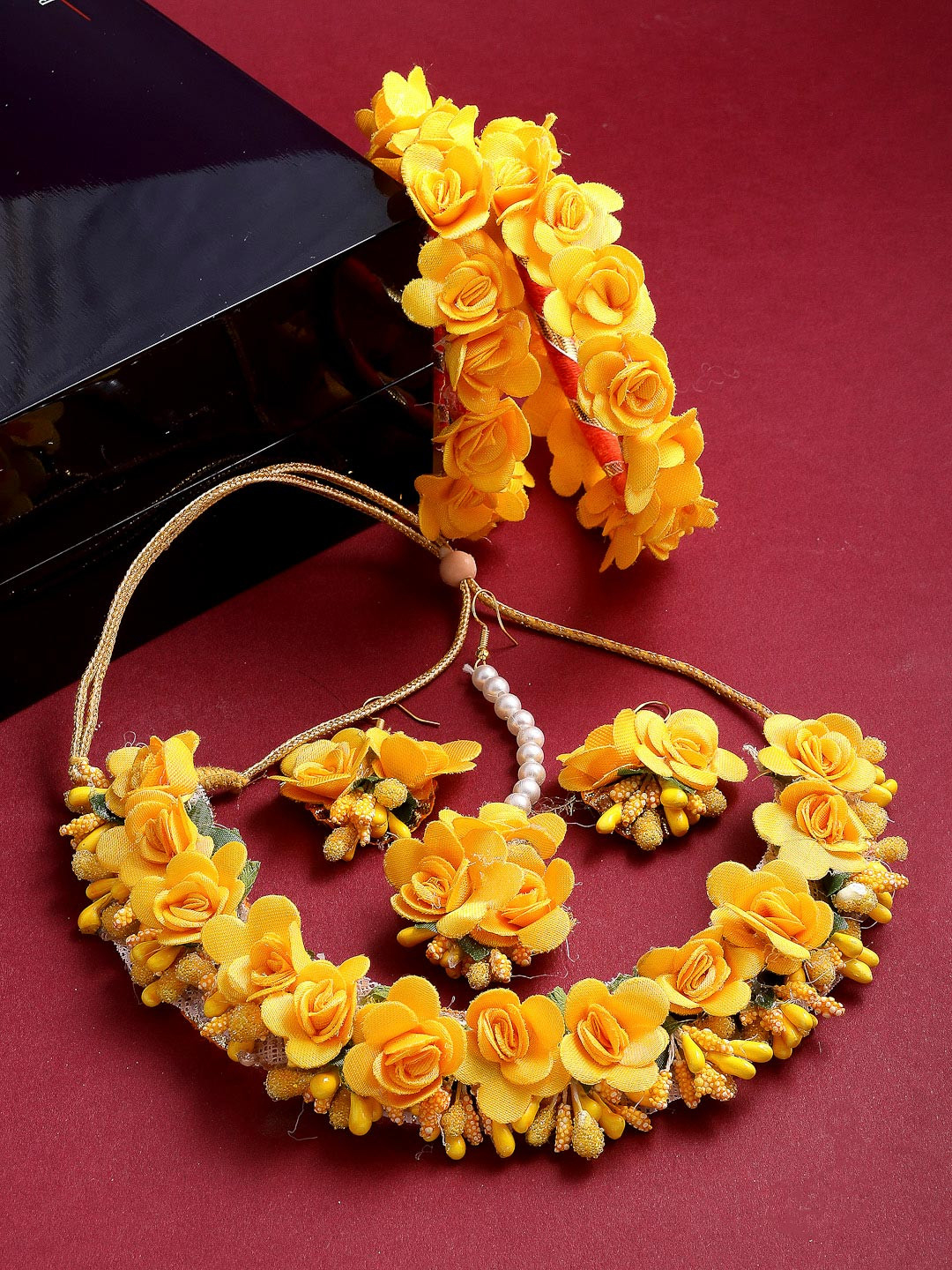 floral jewellery for haldi