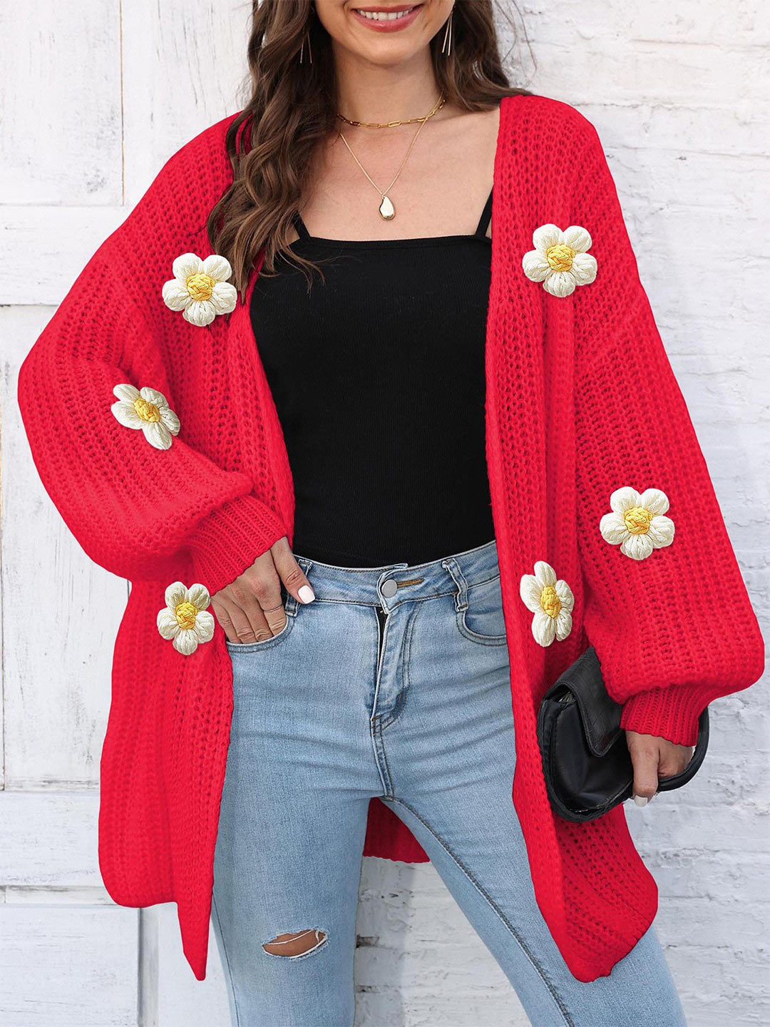 long crosia cardigan