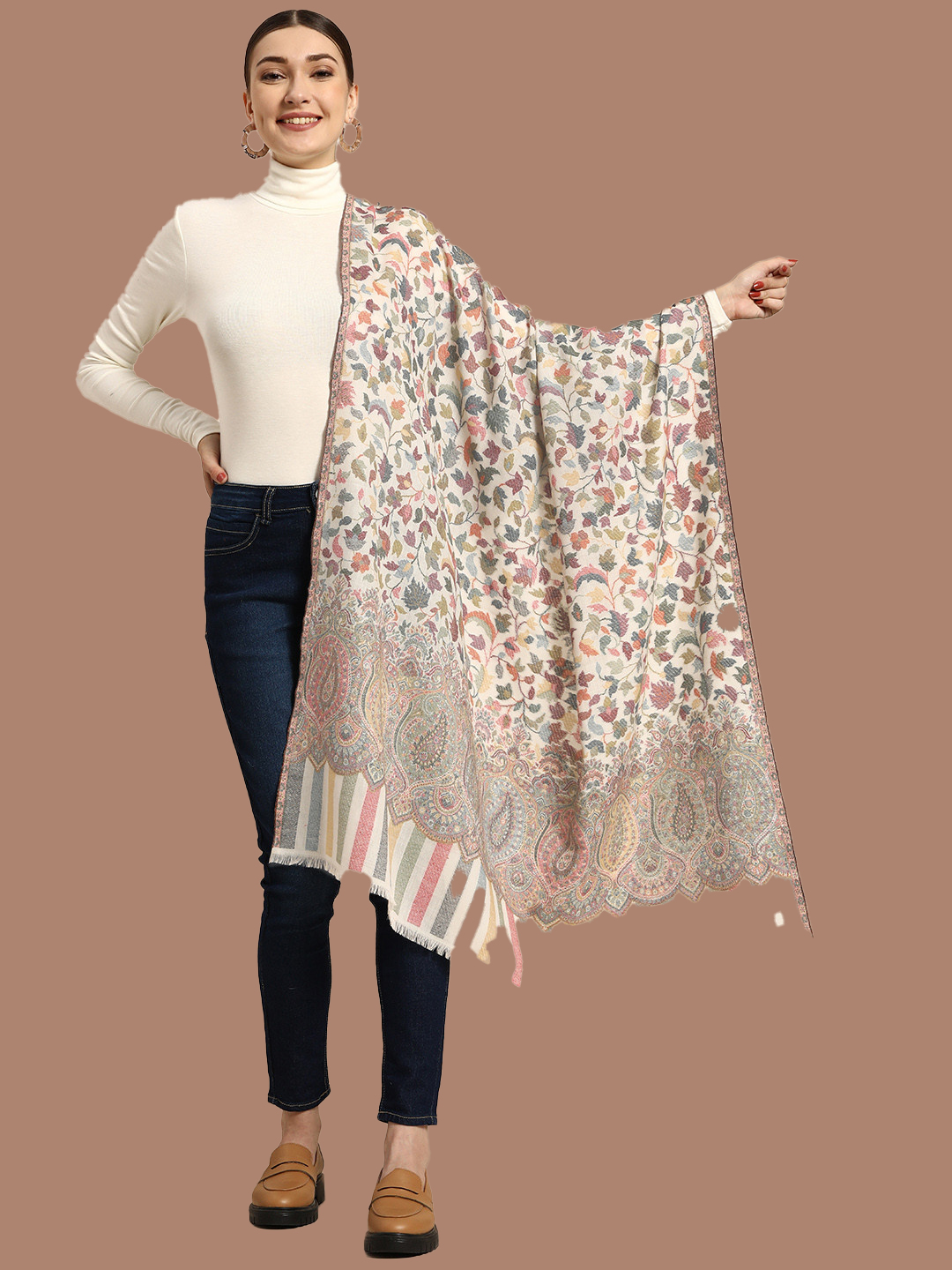 white kashmiri shawal