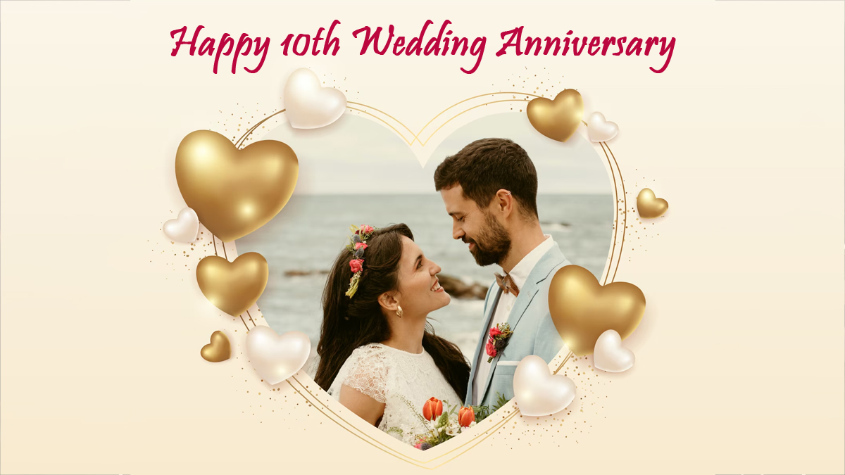 10th Wedding Anniversary Wishes For Bhaiya-Bhabhi: भैया-भाभी की 10वीं शादी की सालगिरह पर भेजें ये प्यार भरे बधाई संदेश