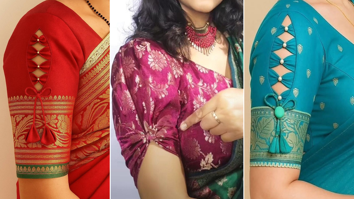 Blouse बनवाते वक्त ट्राई करें इस तरह के Sleeves डिजाइन, देंगे डिफरेंट लुक