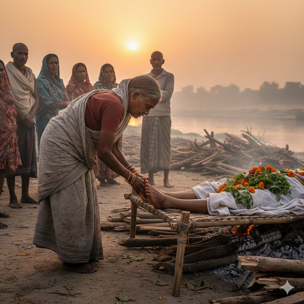 antim sanskar se pehle kyu chhute hain mrit vyakti ke paer