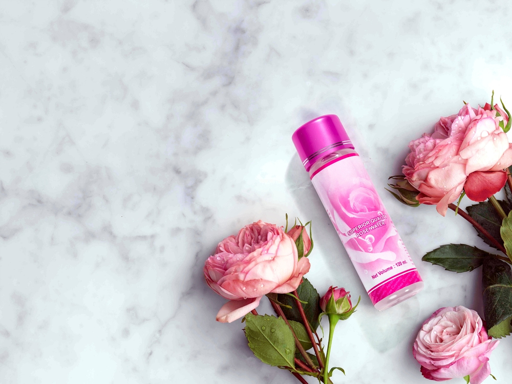 rose water face wash