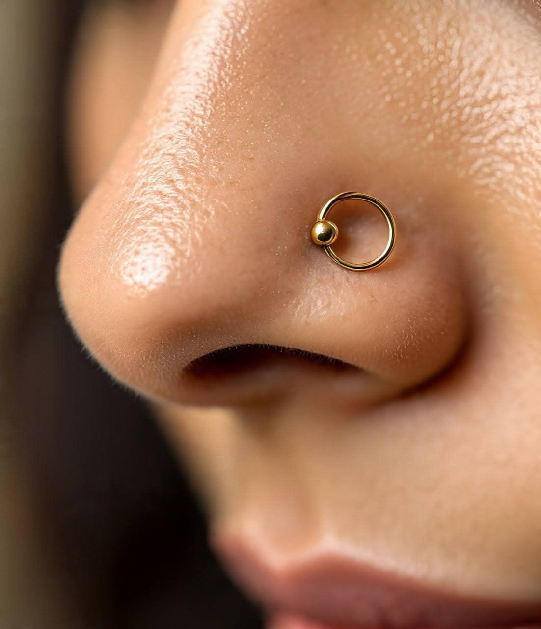 gold daily wear nose pins
