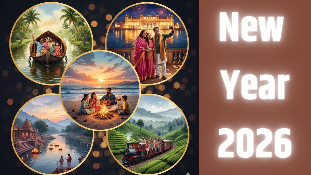 New Year 2026 का जश्न मनाने के लिए बेस्‍ट हैं भारत के ये 5 ड्रीम डेस्टिनेशन, पर‍िवार संग करें एंजॉय
