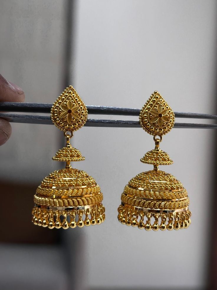 latest artificial gold earrings
