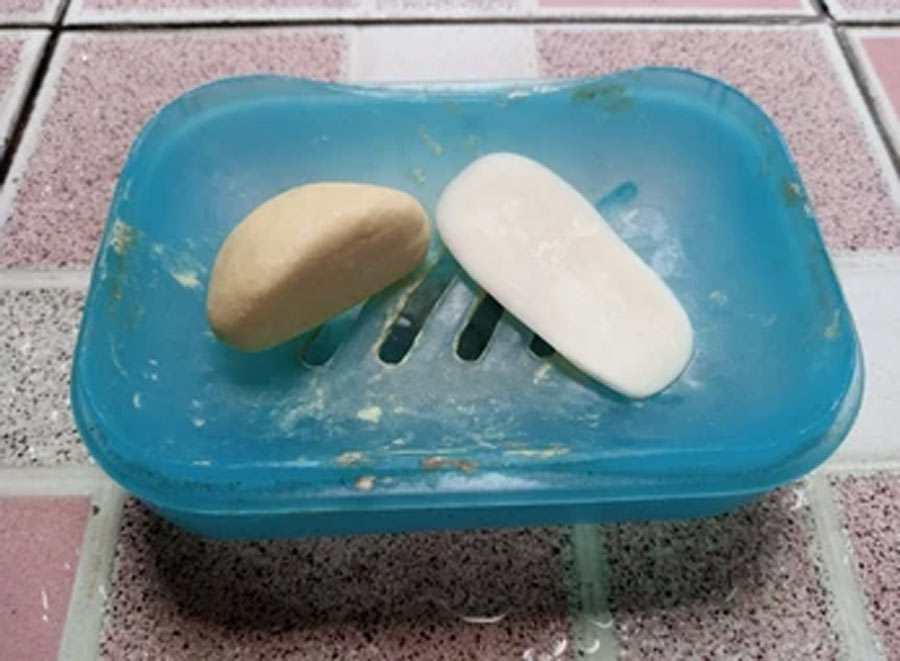 bache hue sabun ka istemal