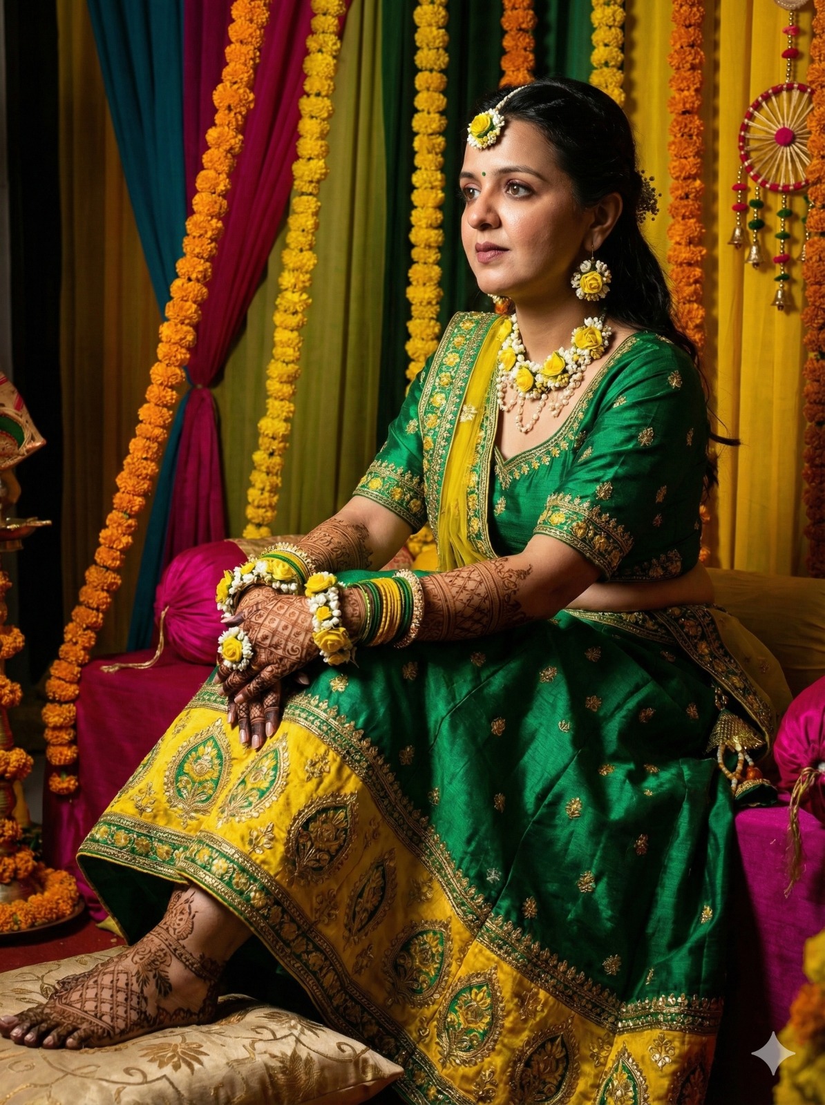 Mehandi image AI Prompt