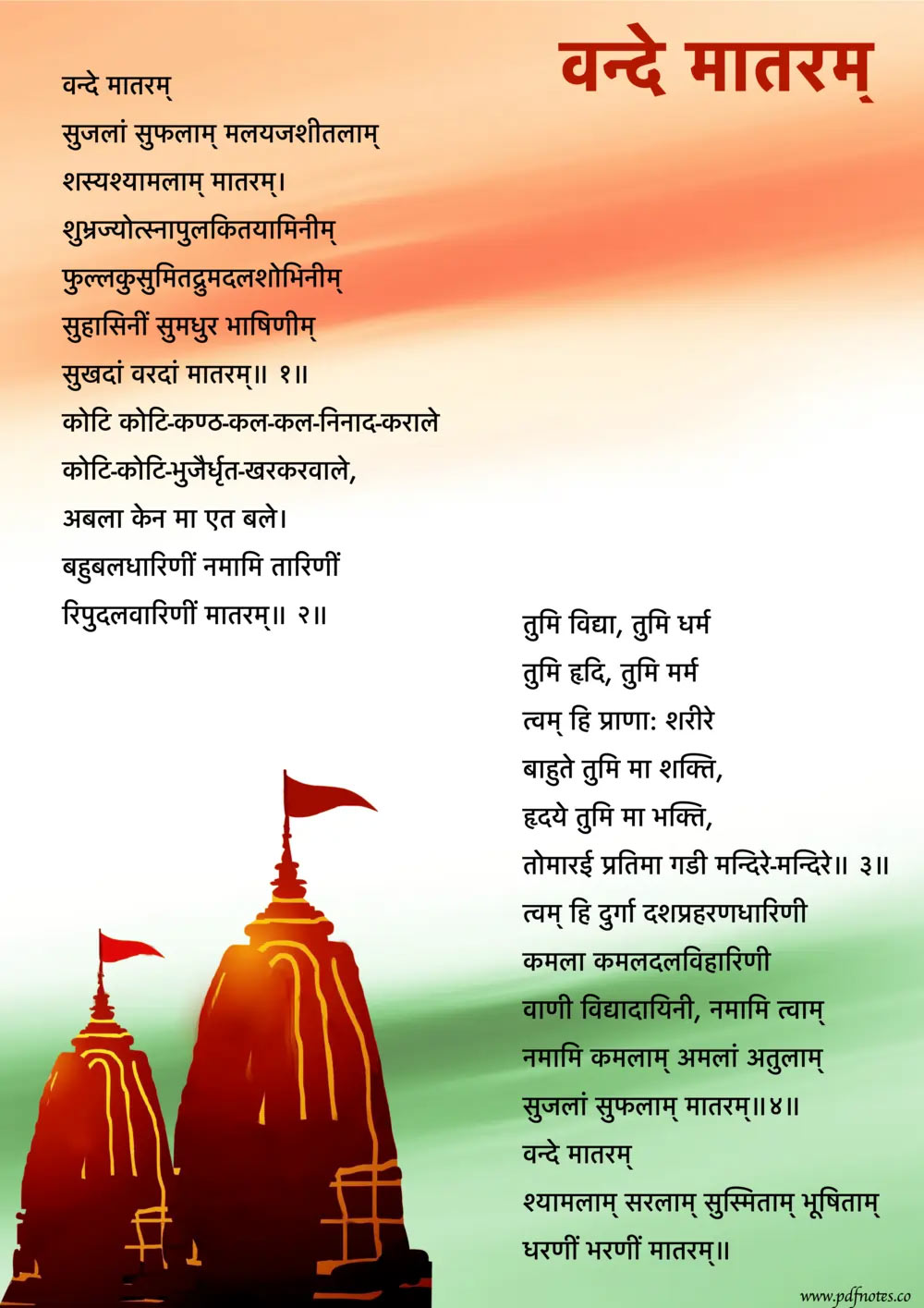 Vande Mataram geet