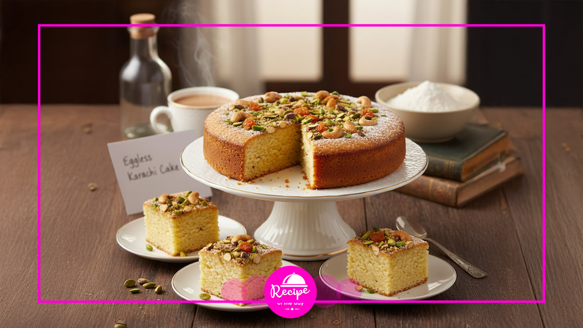 Eggless Karachi Cake Recipe: वीकेंड पर मीठा बनाने का है प्लान तो बनाएं कराची केक, बाजार जैसा मिलेगा स्वाद; देखें रेसिपी