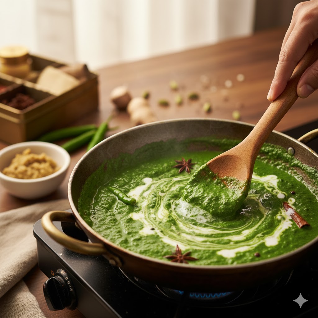 Palak Vada Gravy banane ka tarika