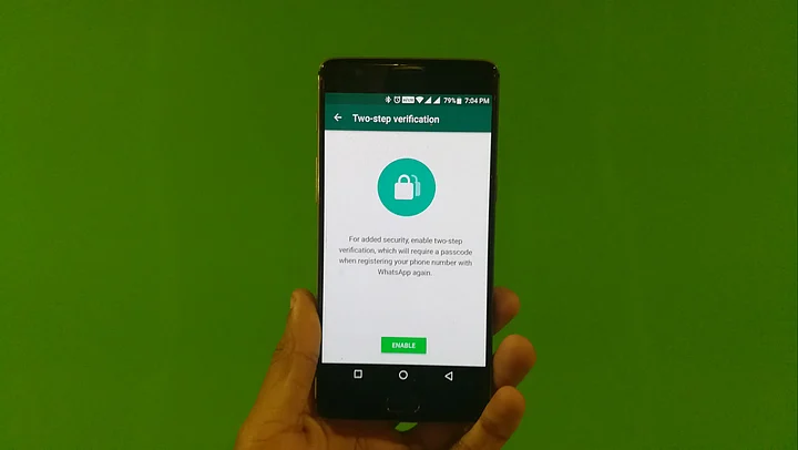 WhatsApp two-step verification protection
