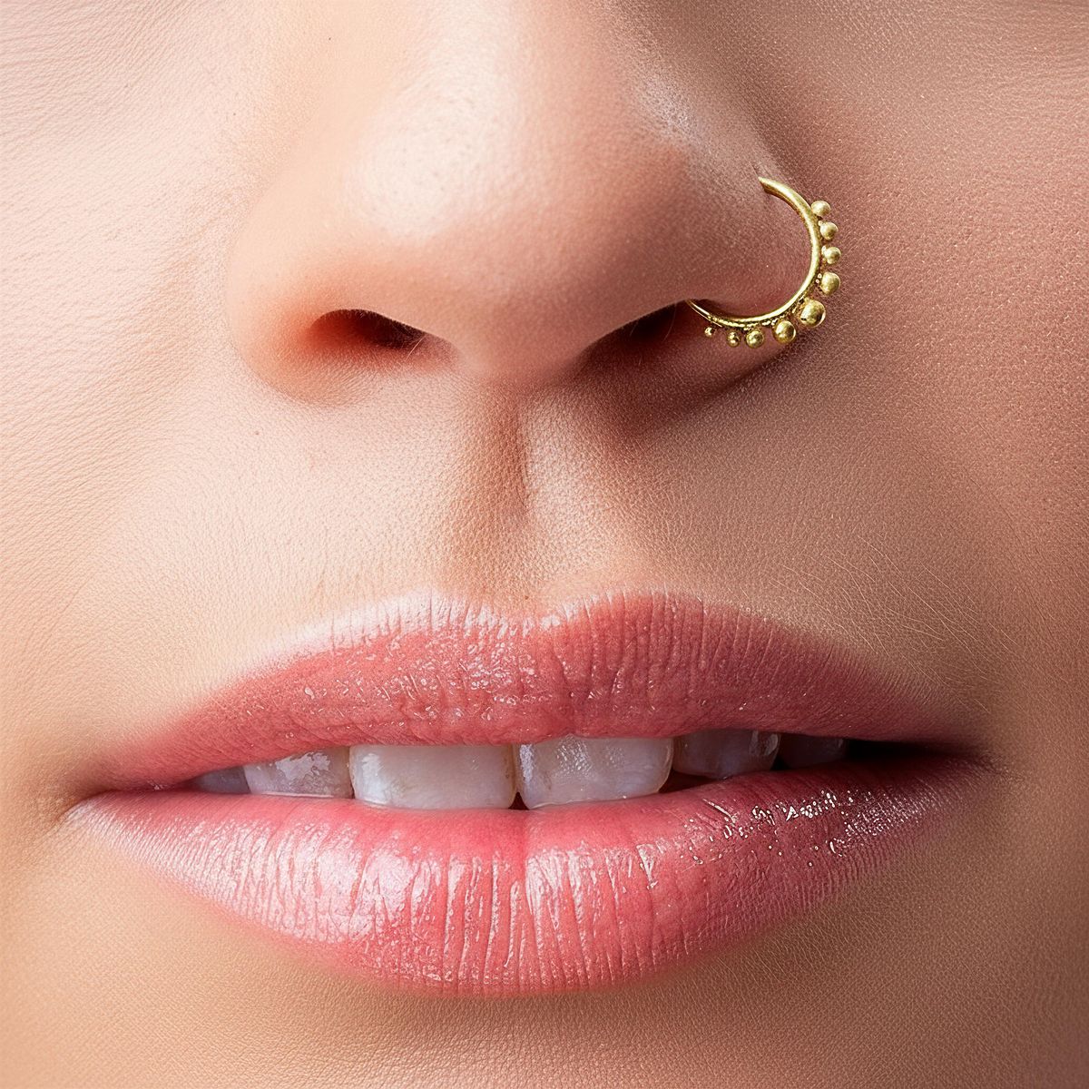 gold nose ring designs for women