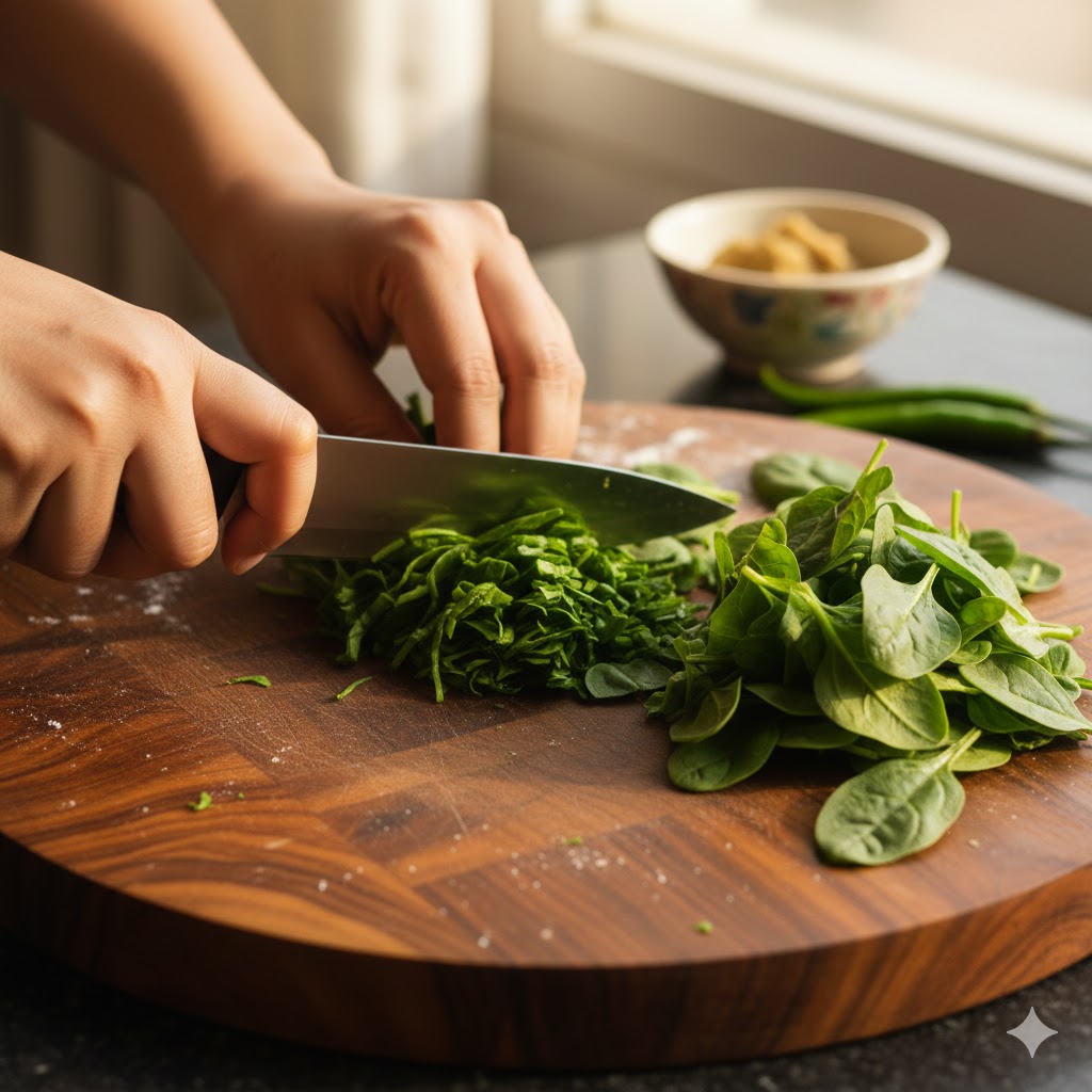 gravy palak vada recipe