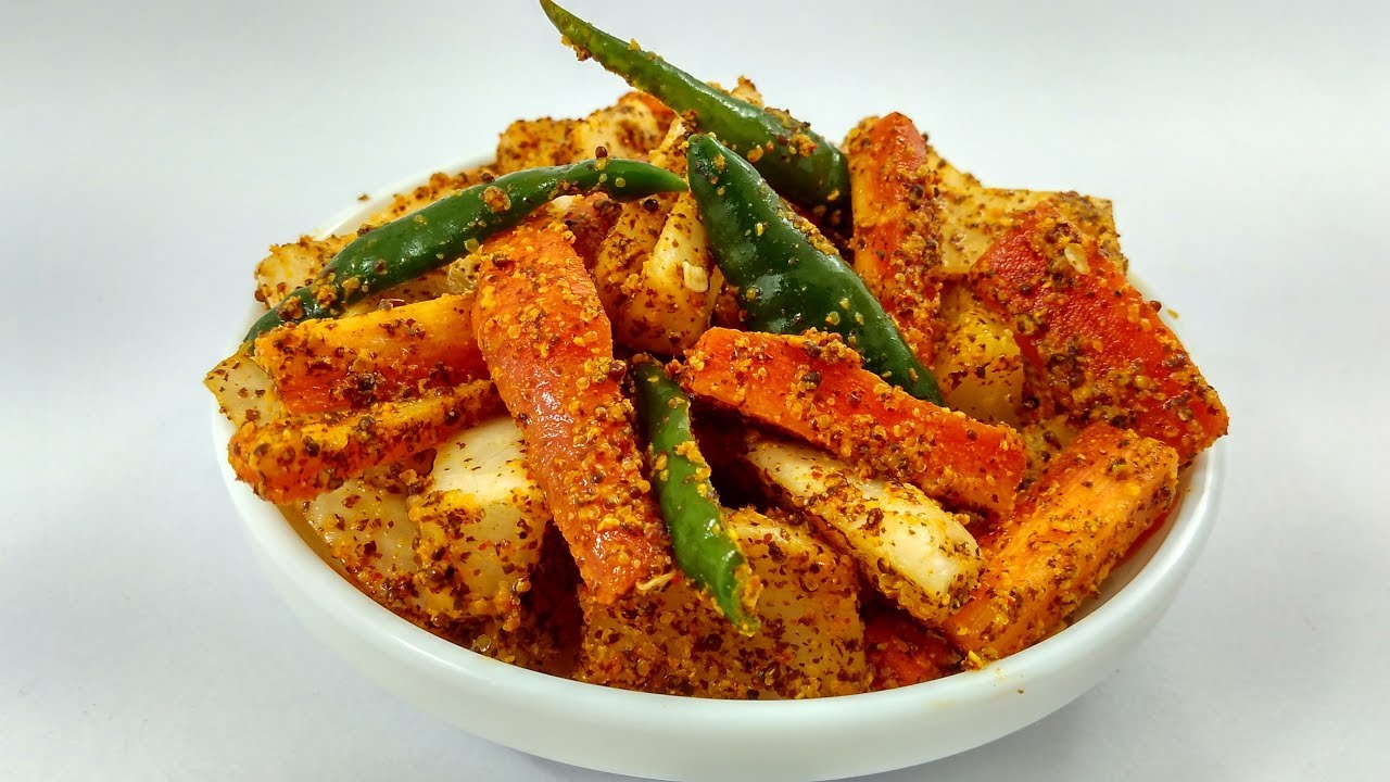 gajar mooli achar