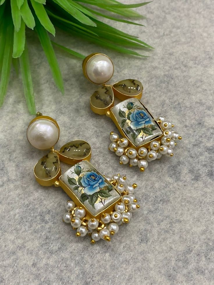 meenakari earrings
