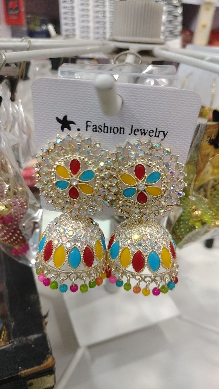 new meenakari earrings designs