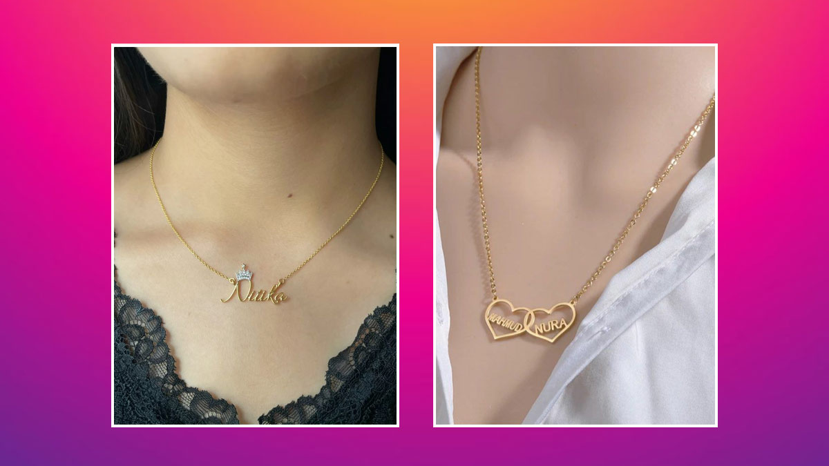 बेटी को दें खास तोहफा, नाम वाले गोल्ड पेंडेंट के ये 5 लेटेस्ट डिजाइंस हैं उसके लिए बेस्ट