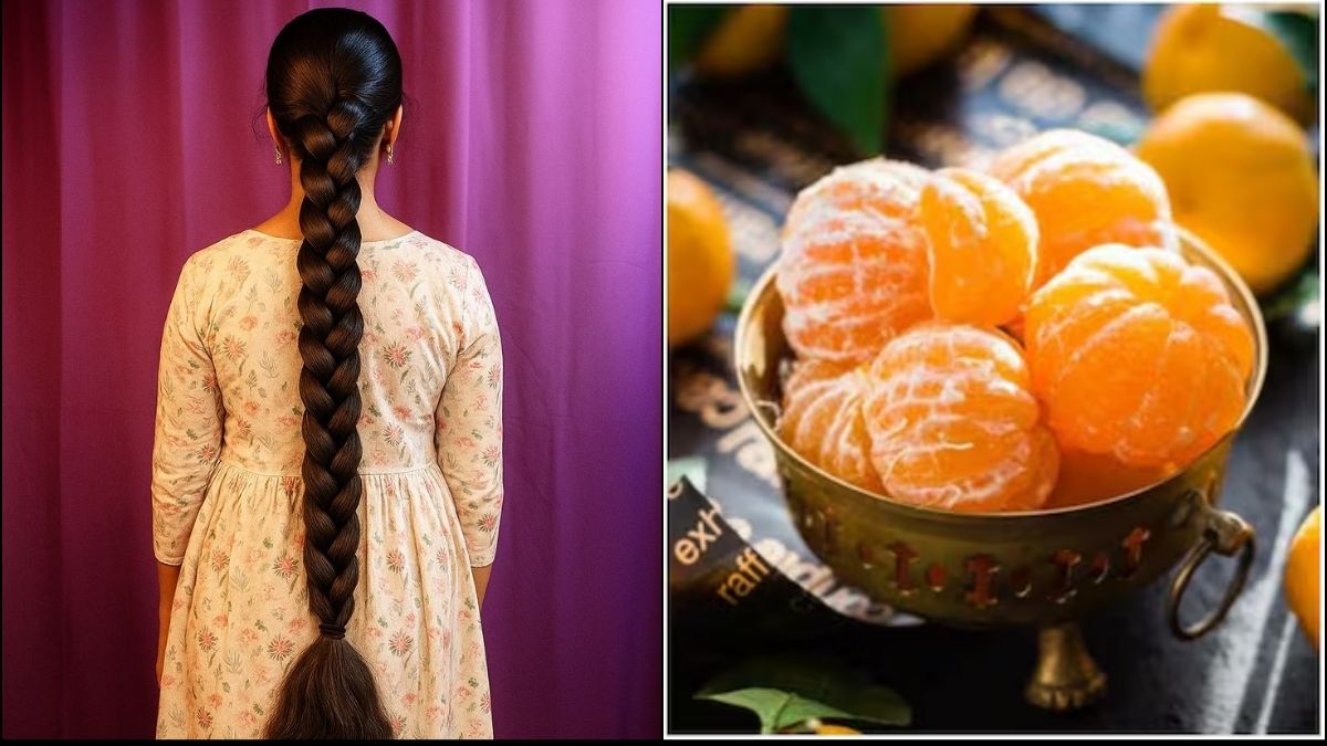 orange juice for hair