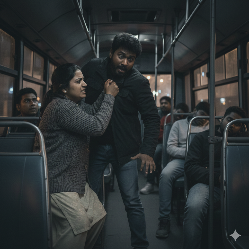 harassment during bus journey