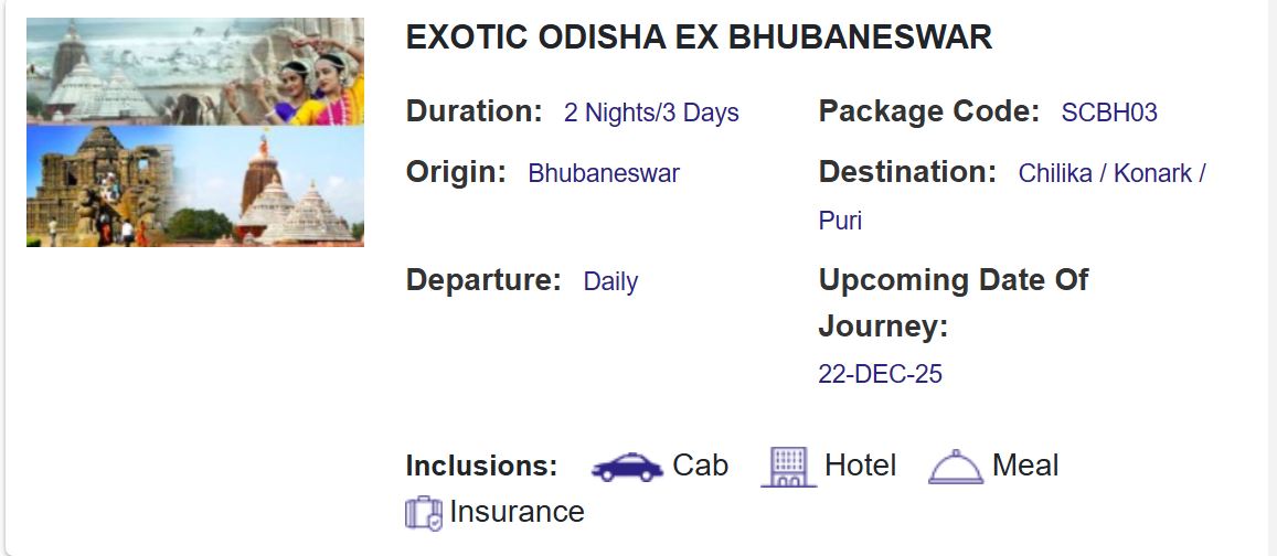 irctc christmas tour packages from india under budget 2