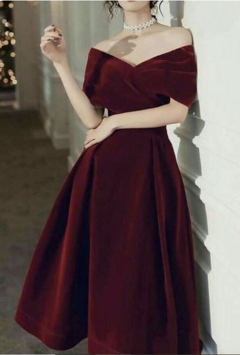 party wear dress for women on christmas celebration MIDI DRESS