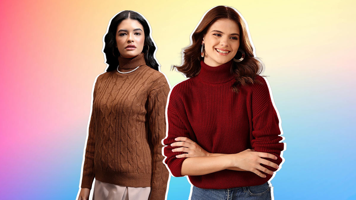 Turtleneck Sweater: सर्दियों में पहनने के लिए बेस्ट हैं टर्टल नेक स्वेटर, देंगे कूल लुक