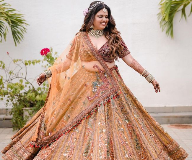 unique lehenga shades