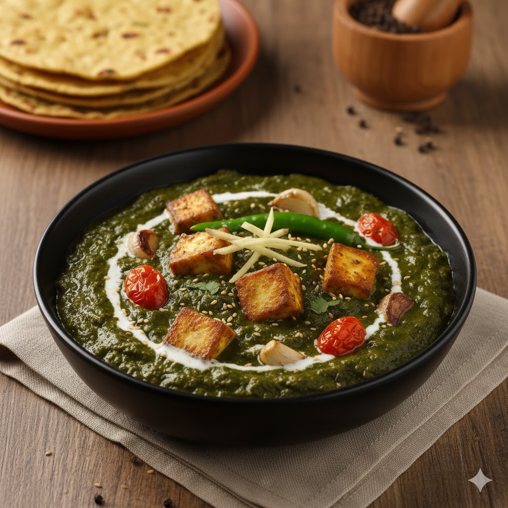 sarson ka saag unique style recipe