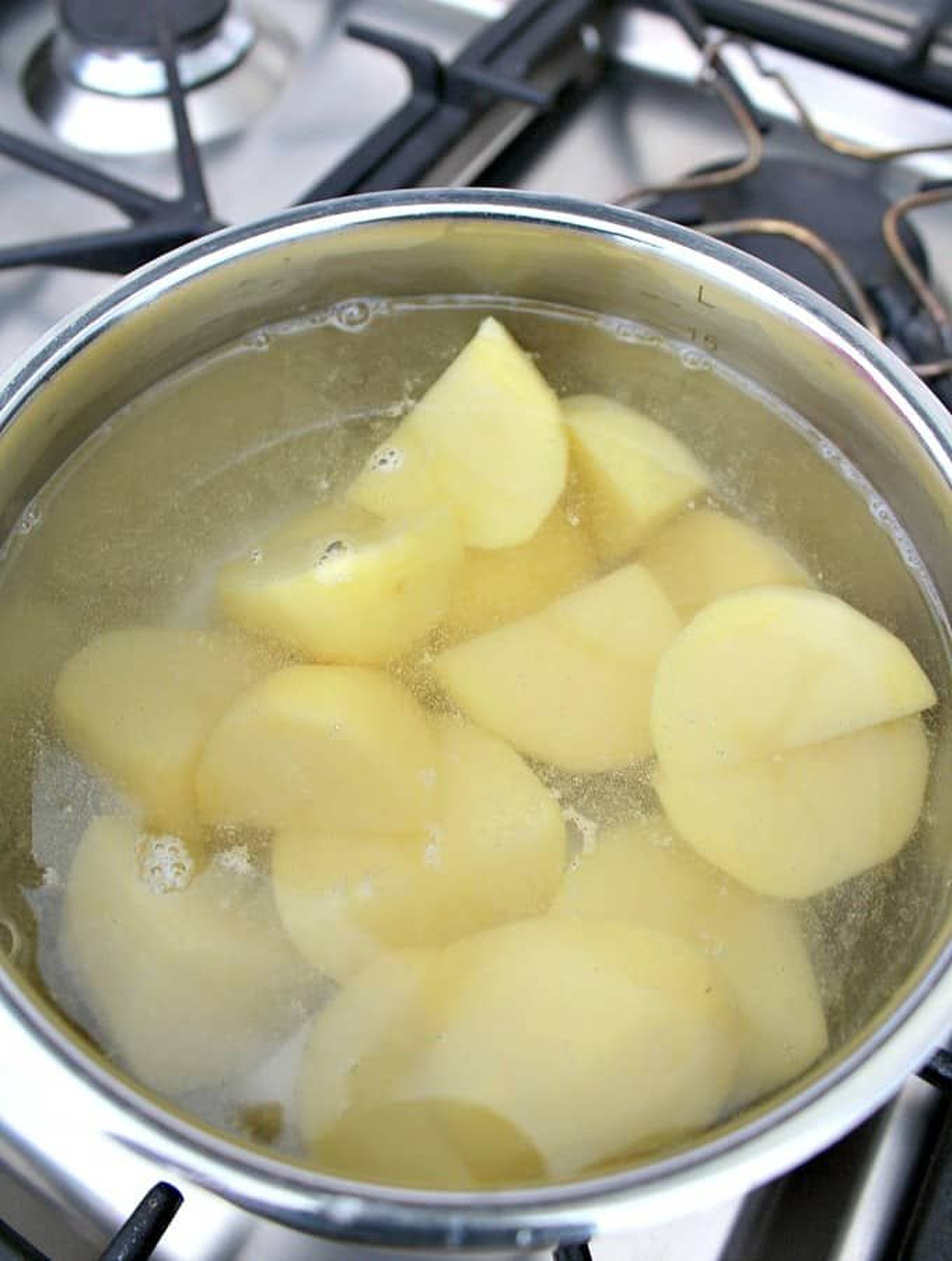 boiled potatoes