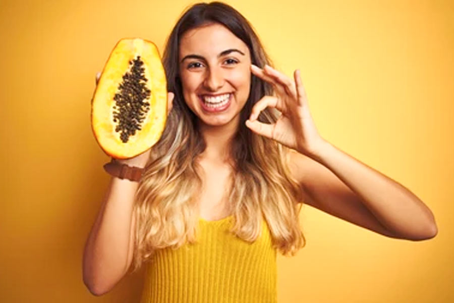 how papaya helps revive dull skin