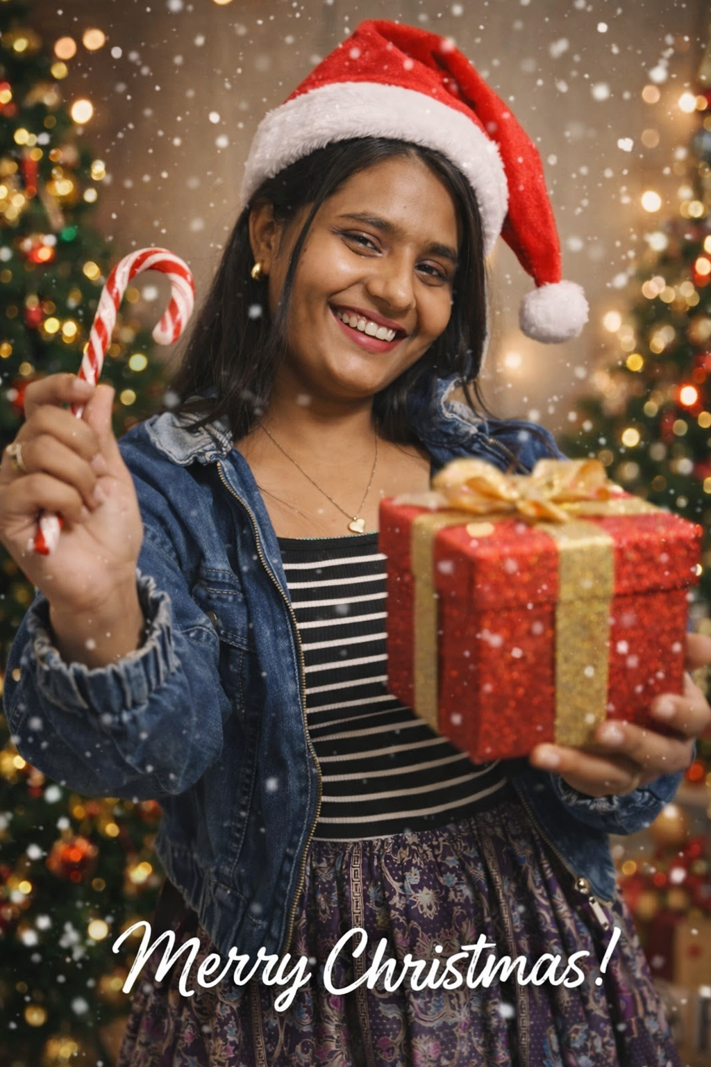 how to make christmas photo